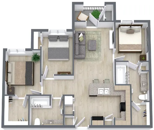 Leon Creek Flats San Antonio Floorplan 5