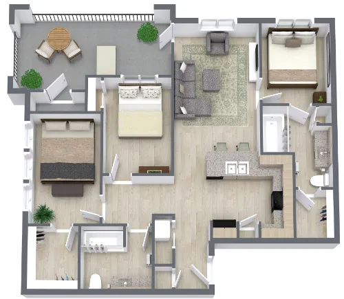 Leon Creek Flats San Antonio Floorplan 6