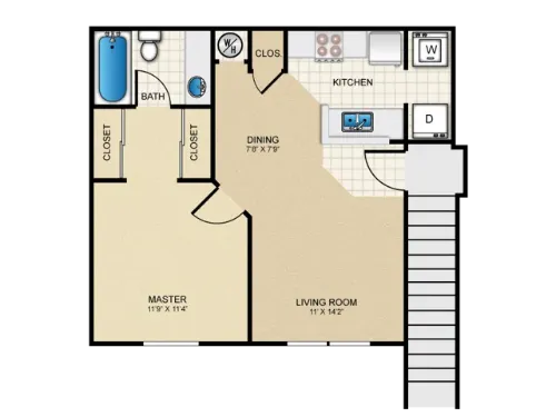 Lifestyles at Hueco Valley El Paso Floorplan 1