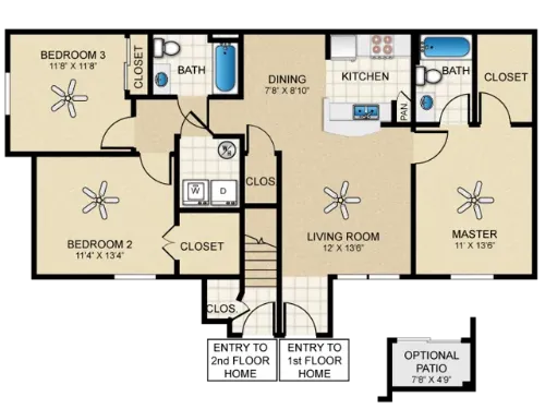 Lifestyles at Hueco Valley El Paso Floorplan 6