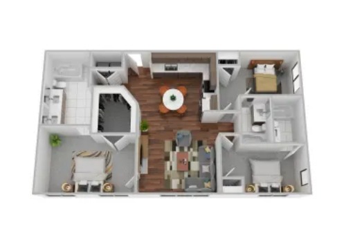 Lofts on Main San Antonio FloorPlan 12