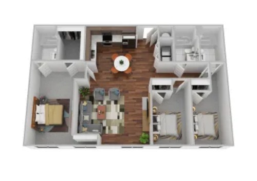 Lofts on Main San Antonio FloorPlan 2