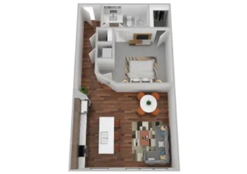 Lofts on Main San Antonio FloorPlan 6