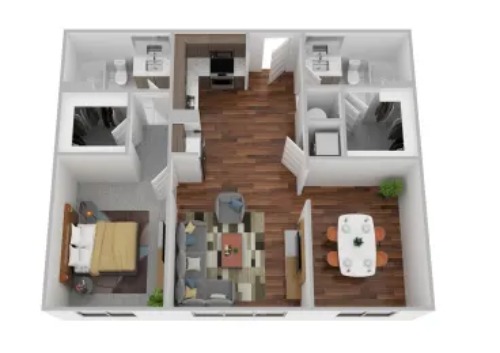 Lofts on Main San Antonio FloorPlan 7