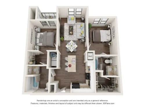 Loma Vista Lofts San Antonio FloorPlan 8