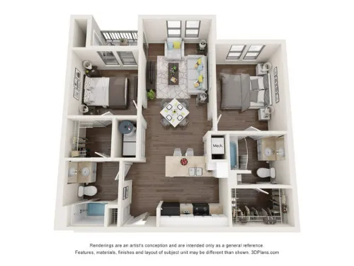 Loma Vista Lofts San Antonio FloorPlan 9