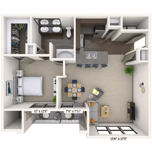 MAA Bulverde San Antonio Floorplan 4