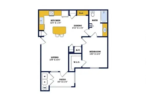 Majestic Ranch floor plan 1