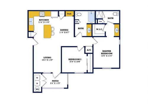 Majestic Ranch floor plan 2