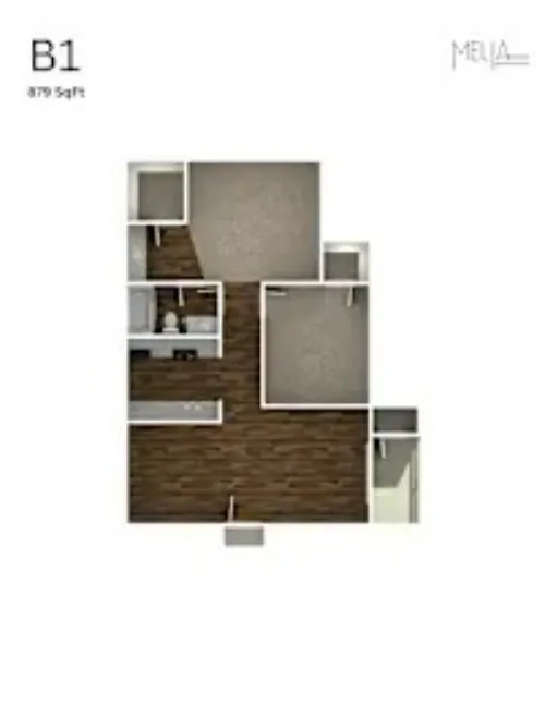 Melia Apartments San Antonio FloorPlan 3