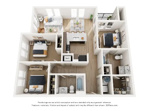Nova Lofts San Antonio Floorplan 5
