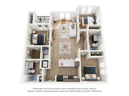 Nova Lofts San Antonio Floorplan 6