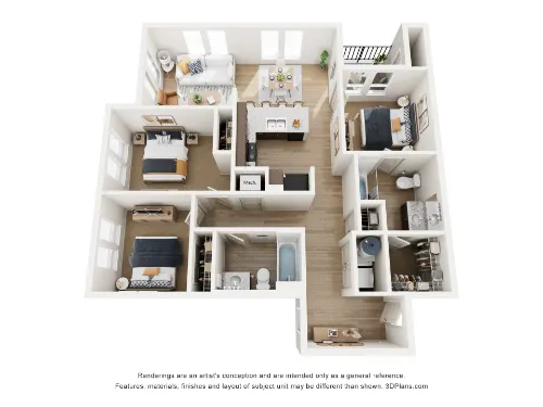 Nova Lofts San Antonio Floorplan 7