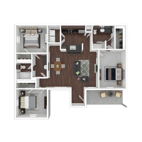 Nova Vista Apartments at Woodlake San Antonio FloorPlan 10