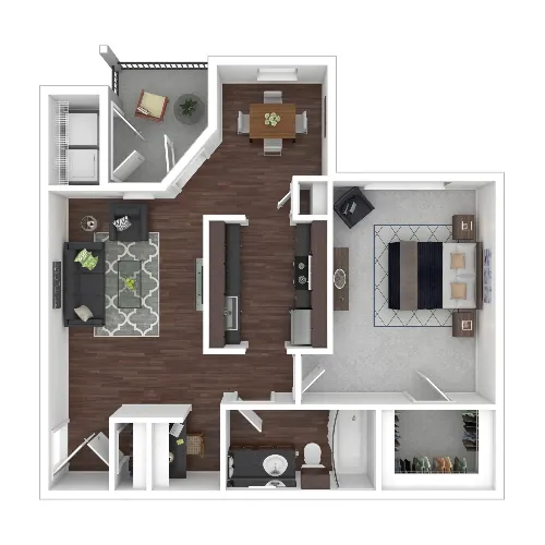 Nova Vista Apartments at Woodlake San Antonio FloorPlan 3