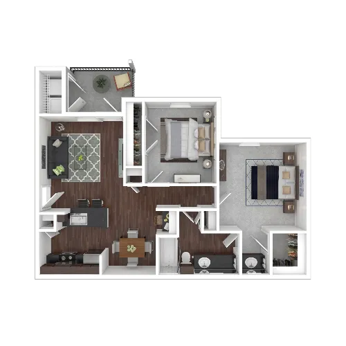 Nova Vista Apartments at Woodlake San Antonio FloorPlan 6