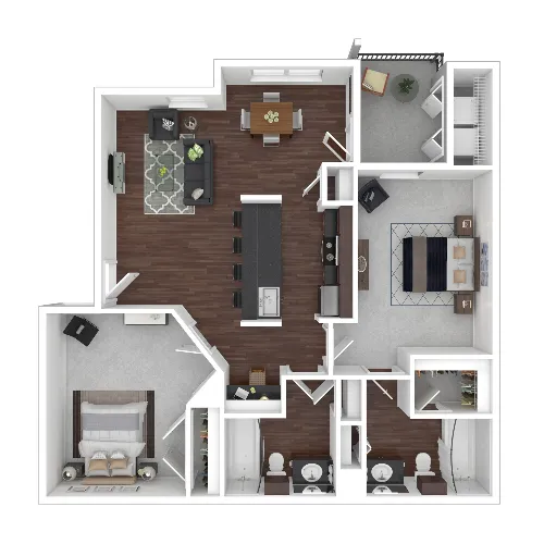 Nova Vista Apartments at Woodlake San Antonio FloorPlan 9