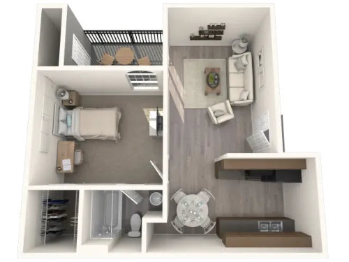 Oaks of Westlakes Apartments San Antonio Floorplan 1