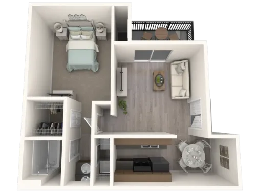 Oaks of Westlakes Apartments San Antonio Floorplan 2