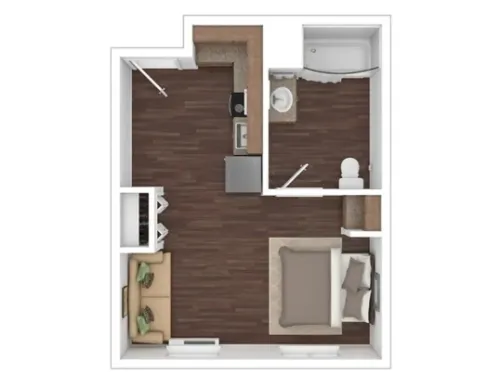 Onyx at Oslo Apartments San Antonio Floorplan 2