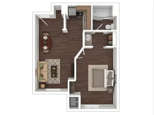 Onyx at Oslo Apartments San Antonio Floorplan 3