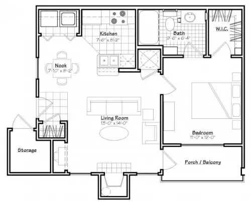 Oxford at Estonia San Antonio FloorPlan 1