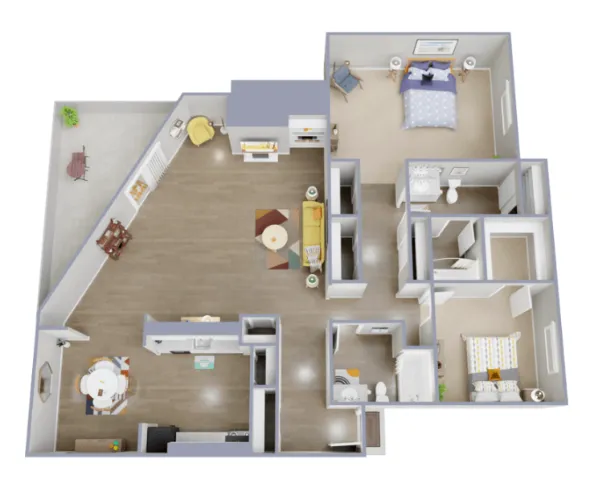 Palatia Apartment Homes San Antonio Floorplan 14