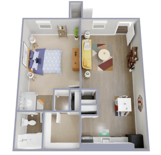 Palatia Apartment Homes San Antonio Floorplan 6