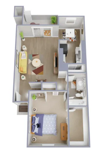 Palatia Apartment Homes San Antonio Floorplan 7