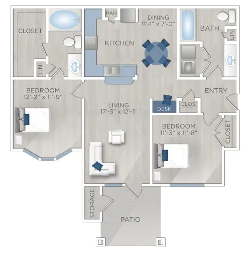 Palomino Apartments Homes San Antonio FloorPlan 4