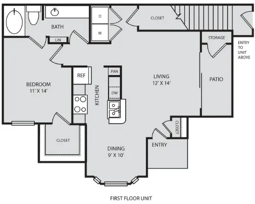 Parc at Wall Street Apartments San Antonio FloorPlan 2