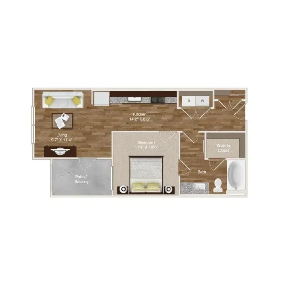 Park at Rialto San Antonio Floorplan 0
