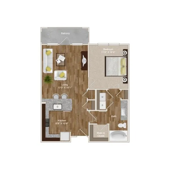 Park at Rialto San Antonio Floorplan 2