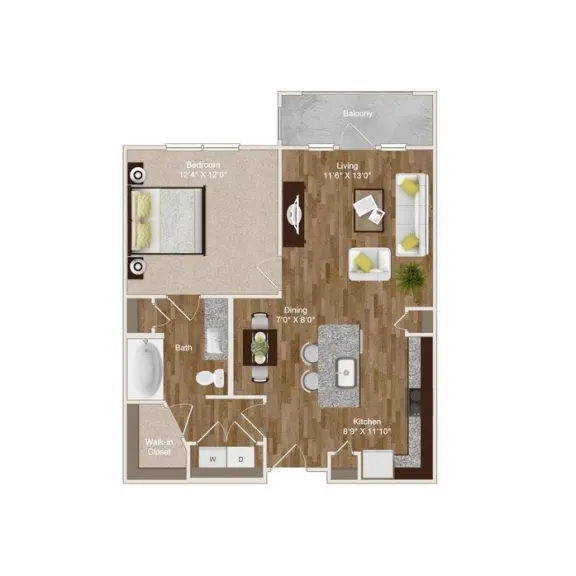 Park at Rialto San Antonio Floorplan 3