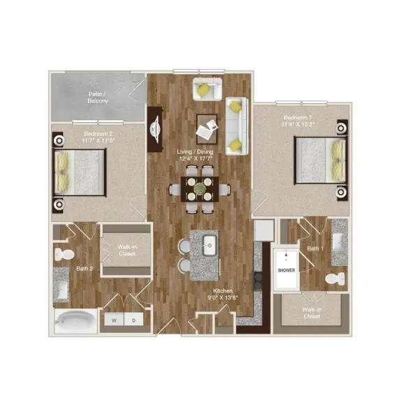 Park at Rialto San Antonio Floorplan 7