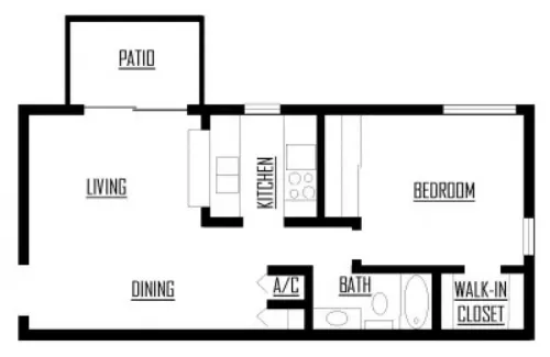 Peaks at Live Oak San Antonio FloorPlan 1