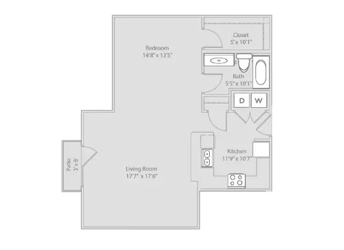 Peanut Factory Lofts San Antonio Floorplan 2
