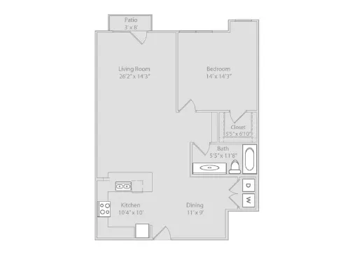 Peanut Factory Lofts San Antonio Floorplan 5