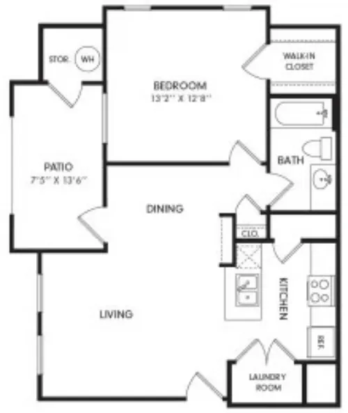 Pecos Flats Apartments San Antonio FloorPlan 2