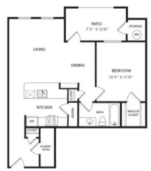 Pecos Flats Apartments San Antonio FloorPlan 5