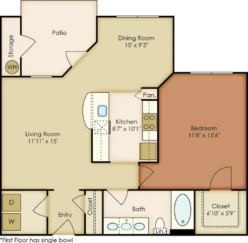 Platinum Shavano Oaks Apartments San Antonio FloorPlan 4