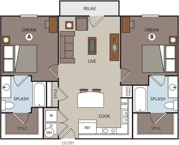 Prado Student Living San Antonio Floorplan 4