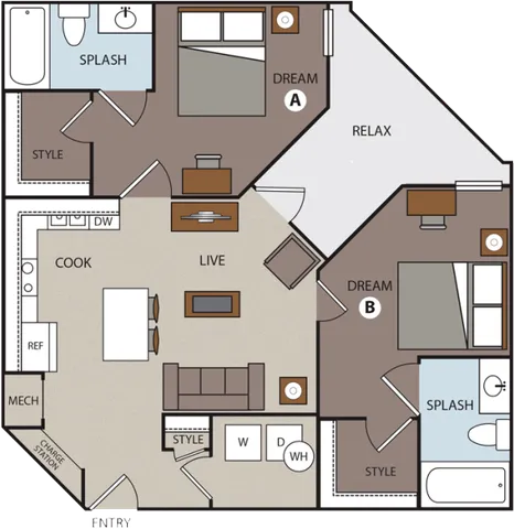 Prado Student Living San Antonio Floorplan 5