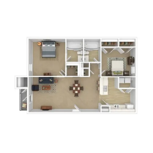 Preserve at Prairie Pointe Lubbock floor plan 3