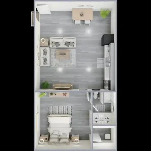 Raider Lofts Lubbock FloorPlan 2