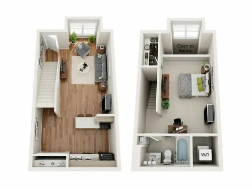 Raiders Walk Apartment Lubbock FloorPlan 3