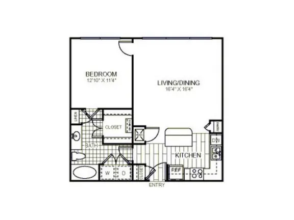 Refugio Place San Antonio Floorplan 1