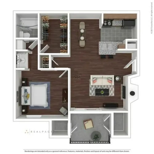 Renata on Fredericksburg San Antonio FloorPlan 3