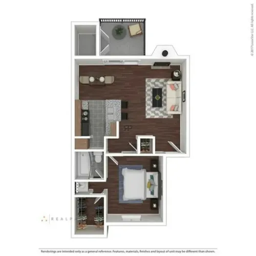Renata on Fredericksburg San Antonio FloorPlan 4