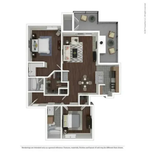 Renata on Fredericksburg San Antonio FloorPlan 8